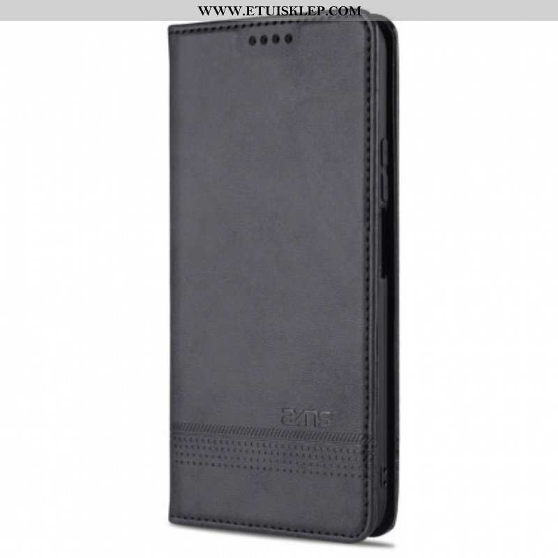 Etui Na Telefon do Vivo Y72 5G Etui Folio Stylizacja Skóry Azns